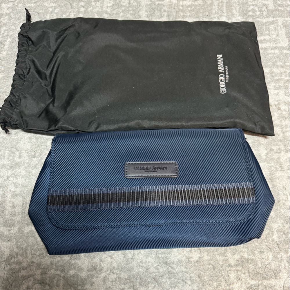 Giorgio Armani Cosmetic Bag and Dust Bag